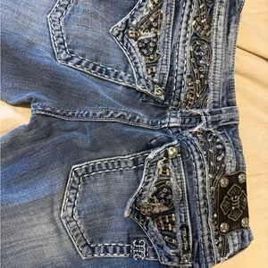 Embellished Blue Jeans